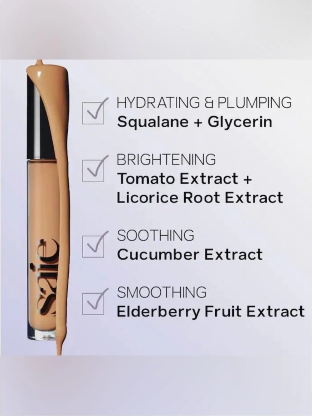 Saie Hydrabeam Under Eye Color Correcting Concealer 6 ml NEW HB 5.5